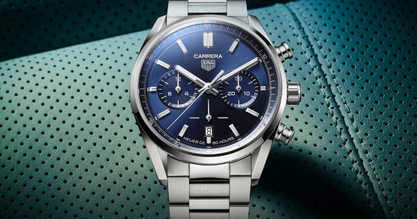 Tag Heuer Carrera Timeless Chronograph, 42mm - Blue